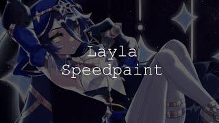 Shimmering Stellar - Layla ˗ˏˋGenshin Impact Speedpaintˎˊ˗