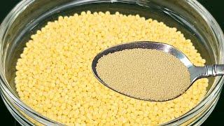 Mix yeast with millet, you will be amazed! A long forgotten RECIPE!