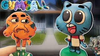 ВОЗВРАЩЕНИЕ?! Лепим ГАМБОЛА И ДАРВИНА The amazing world of gumball из пластилина!