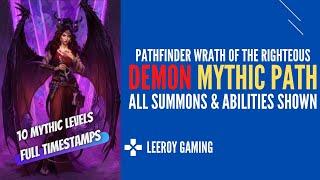 Pathfinder Wrath of the Righteous Demon Mythic Path Progression / Overview | Pathfinder WOTR