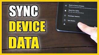 How to Sync Device Data to Cloud on Amazon FIRE HD 10 Tablet (Fast Method)