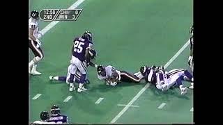 1/1/1995   Chicago Bears  at  Minnesota Vikings   NFC Wild Card Playoff