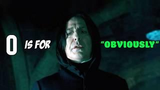 Learn the Alphabet with Severus Snape