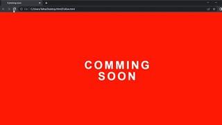 The Art Of Stunning Html Css Comming Soon Animation coming soon page wordpress Step-by-step Tutorial