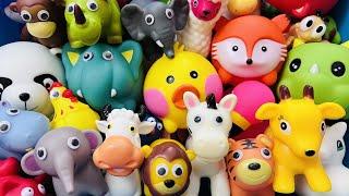 Learn farm zoo Animal Names for Kids | Lots of Animal Toys | Animals for kids