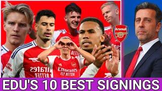 Odegaard, Saliba  Edu's 10 best signings as Arsenal sporting director  ranked #arse #arsenalnews