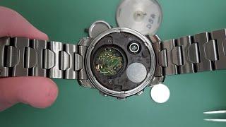 Vintage Tissot T-Touch Caseback Open And Battery Removal Tutorial | SolimBD