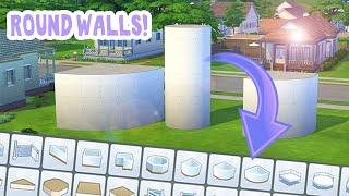 ROUND WALLS! || Free Update! \\ The Sims 4