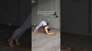 Exercise to help you practice headstand #yoga #yogapractice #yogastudio #yogacommunity #headstand