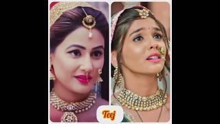 Both Akshara look in same festival and wedding ️️ #yrkkh #akshara #akshu #trending #shorts #viral