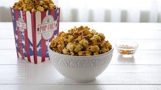 Caramel popcorn (CC Eng Sub) | JamilaCuisine