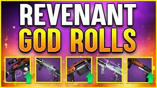 NEW META! The MUST HAVE Revenant God Roll Weapons! (Destiny 2)