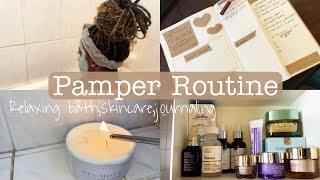 My *RELAXING* PAMPER ROUTINE  2021 | How to pamper yourself at home | BODY + MIND | Precious K