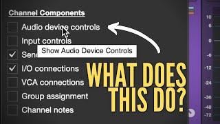 Audio Device Controls #StudioOne