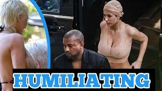 FANS DIDN'T WELCOME WIFE BIANCA CENSORI & KANYE IN ITALY DUE TO THEIR TOPLESS OUTFIT 
