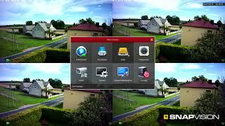 MENU GŁÓWNE - w rejestratorach SNAPVISION