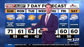 FOX 12 Oregon Sunday morning weather forecast for Portland (10/20)