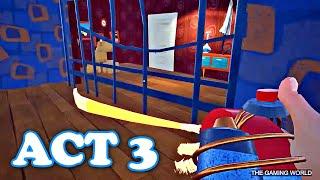 HELLO NEIGHBOR - Act 3 SpeedRun Walkthrough | All Keys, Doors & Mini-Games