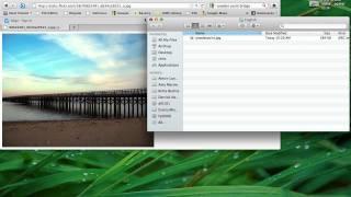 How to save an image or link to a desktop folder