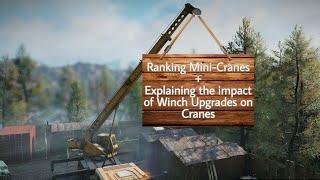 Snowrunner - Ranking Mini-Cranes and the impact of Winch Upgrades on Cranes