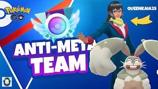 LEGEND WITH THE BEST ANTI-META TEAM!! Pokemon GO PvP