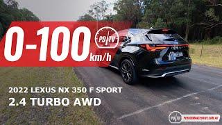 2022 Lexus NX 350 (2.4 turbo) 0-100km/h & engine sound