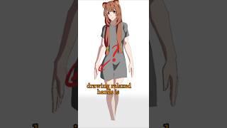 Mistake When Drawing Hand - Quick Art Tips #art #sketch #shorts #tutorial #drawingtutorial #anime