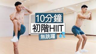 【初階】男女適用 10分鐘無跳躍 全身燃脂運動 (適用新手、大體重)