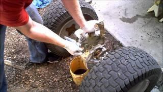 1 Hydrostatic Garden Tractor transmission rebuild 1 of 4 Hydro Gear