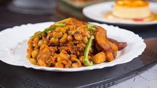 Red Red with Fried Plantain by Aunt Bina's Kitchen