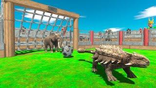 Football 3v3 Animals vs Herbivore Dinosaurs - Animal Revolt Battle Simulator