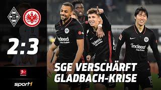 Gladbach – Frankfurt 2:3 | Highlights Bundesliga 16. Spieltag | SPORT1