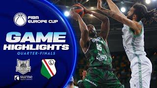 Surne Bilbao Basket v Legia Warszawa | Quarter-Finals Highlights | FIBA Europe Cup 2023-24