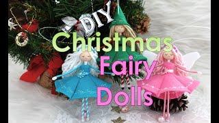 DIY - Cute Christmas Fairy Doll Ornaments | Huong Harmon