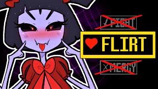 Undertale but Flirting made me Her Pet