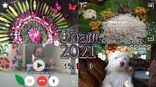 My Onam Vlog 2021[ തിരുവോണം]{Studious Dreamer }️