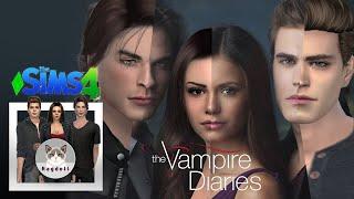 SIMS 4 | CAS |  The Vampire Diaries  Satisfying CC build + CC links part 1