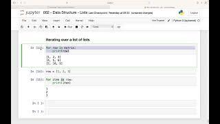 069 - Iterating over List of Lists in Python