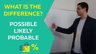 What is the difference between POSSIBLE, LIKELY and PROBABLE? | Confusing English Words