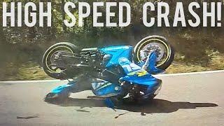 MOTORCYCLE CRASH! Wheelie Gone Wrong