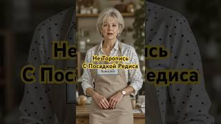 Не торопись с посадкой редиса #дача #рассада #сад #огород #garden #лайфхаки #овощи #diy #топ #цветы