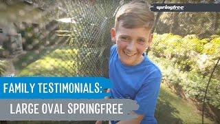 Aussie Family reviews our Large Square Springfree | Customer Testimonials