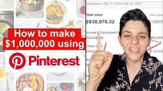 How I took this store from 0-1 Million using Pinterest!