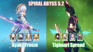 C0 Ayaka Freeze & C5 Tighnari Spread | Spiral Abyss 5.2 | Genshin Impact