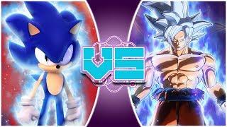ULTRA SONIC vs ULTRA INSTINCT GOKU! Animated Movie | (Sonic vs Goku Animation) | REWIND RUMBLE