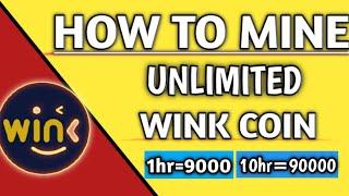 how to mine wink coin from android !! how to mine winklink (wink coin from android)