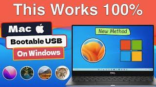 How to create macOS Bootable usb drive on Windows 2024  |  Make Mac OS X bootable USB on Windows 11