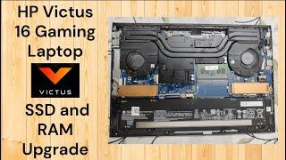 HP Victus 16 Gaming Laptop | SSD and RAM upgrade.