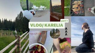 VLOG/KARELIA! part 1! маша и дни на природе!