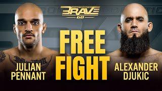 Julian Pennant vs Alexander Djukic | Full Fight | BRAVE CF 68